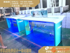 蘭州榮耀手機配件柜與體驗臺 廠家現貨供應，專業展覽服務一體化解決方案