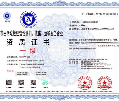 城市生活垃圾經(jīng)營性清掃、收集、運(yùn)輸服務(wù)企業(yè)資質(zhì)證辦理指南 流程與時(shí)間詳解